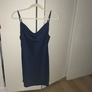 UO Mallory Cowl Neck Slip Dress